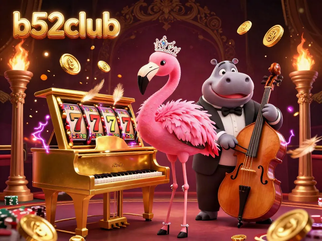 Experience the thrill of gambling with b52club featuring vibrant 3D casino characters and dynamic game elements.